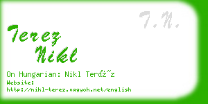 terez nikl business card